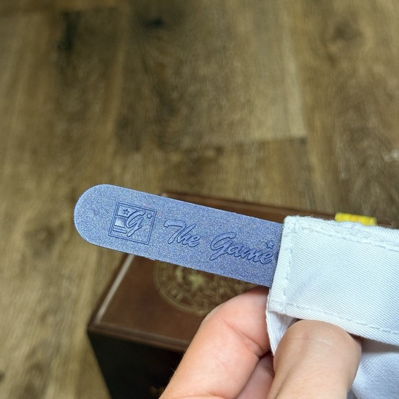 North Carolina‎ Tar Heels Snapback Hat The Game Split Bar Logo 90s Vintage Cap - Picture 8 of 8